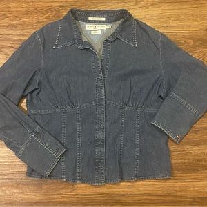 Tommy Hilfiger Blue Jean Top.